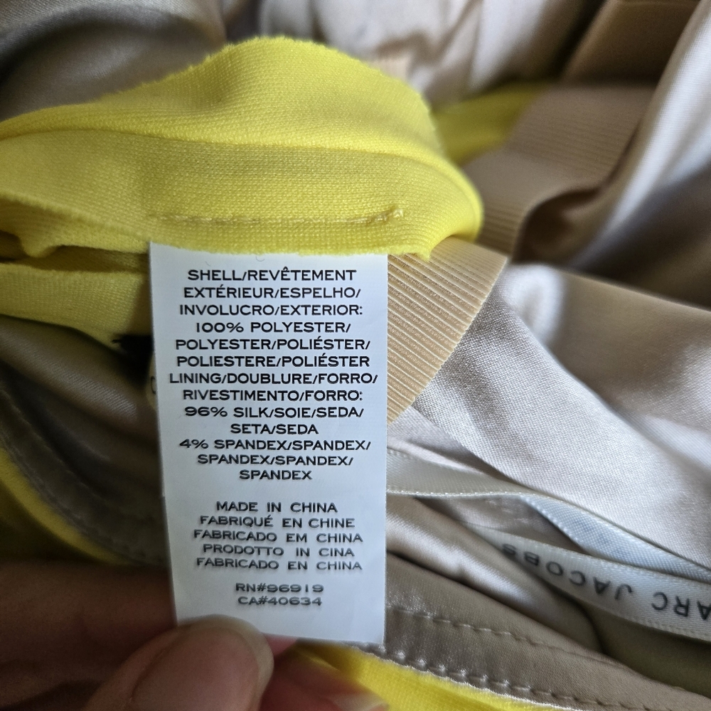 MARC JACOBS RUNWAY I NWT US 4 One Shoulder Gown I canary yellow - Picture 9 of 14